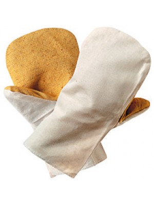 Рукавицы х/б с брезентовым наладонником ГОСТ (260гр/м2)