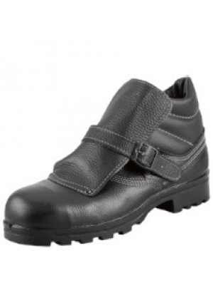 Ботинки сварщика кожаные, мягк. кант, металл. подносок, подошва-нитрил, МБС