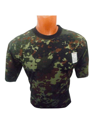 Футболки камуфляж КМФ зеленая излом Плотность:160 г/м2