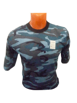 Футболки камуфляж КМФ Полиция Плотность:160 г/м2